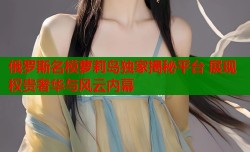 俄罗斯名模萝莉岛独家揭秘平台 展现权贵奢华与风云内幕
