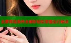 去萝莉岛条件全解析轻松掌握出行秘诀