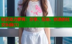 社区动力萝莉：分享、互动、创造的社交乐园(1)