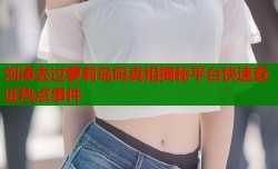 刘涛去过萝莉岛吗真相揭秘平台快速查证热点事件