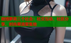 微博萝莉三个社会：社交互动、社区分享、时尚潮流聚集地