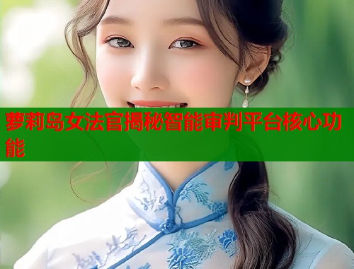 萝莉岛女法官揭秘智能审判平台核心功能  第2张