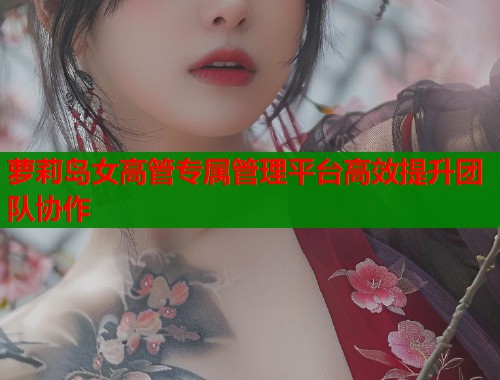 萝莉岛女高管专属管理平台高效提升团队协作 第2张 萝莉岛女高管专属管理平台高效提升团队协作 第2张